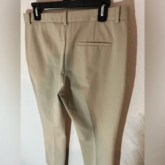 THEORY tailored trouser double stretch tan beige business dress pants  slacks 10 - Picture 5 of 10